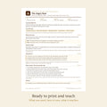 Free Sample Lesson: The Sneaky Fox (Printable, Ages 4 to 10)